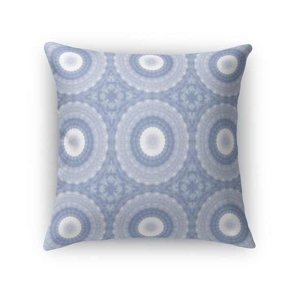 SHELL MANDALAS PERIWINKLE Indoor|Outdoor Pillow By Kavka Designs