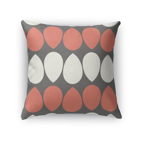 WILMA CORAL Indoor-Outdoor Pillow By Kavka Designs