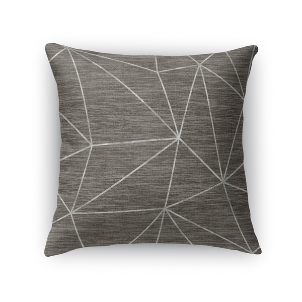 PRISM SILVER Indoor|Outdoor Pillow By Kavka Designs