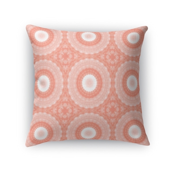 SHELL MANDALAS BLUSH Indoor|Outdoor Pillow By Kavka Designs