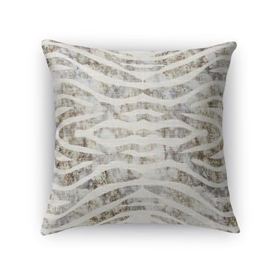 TIGER NEUTRAL Indoor-Outdoor Pillow By Kavka Designs