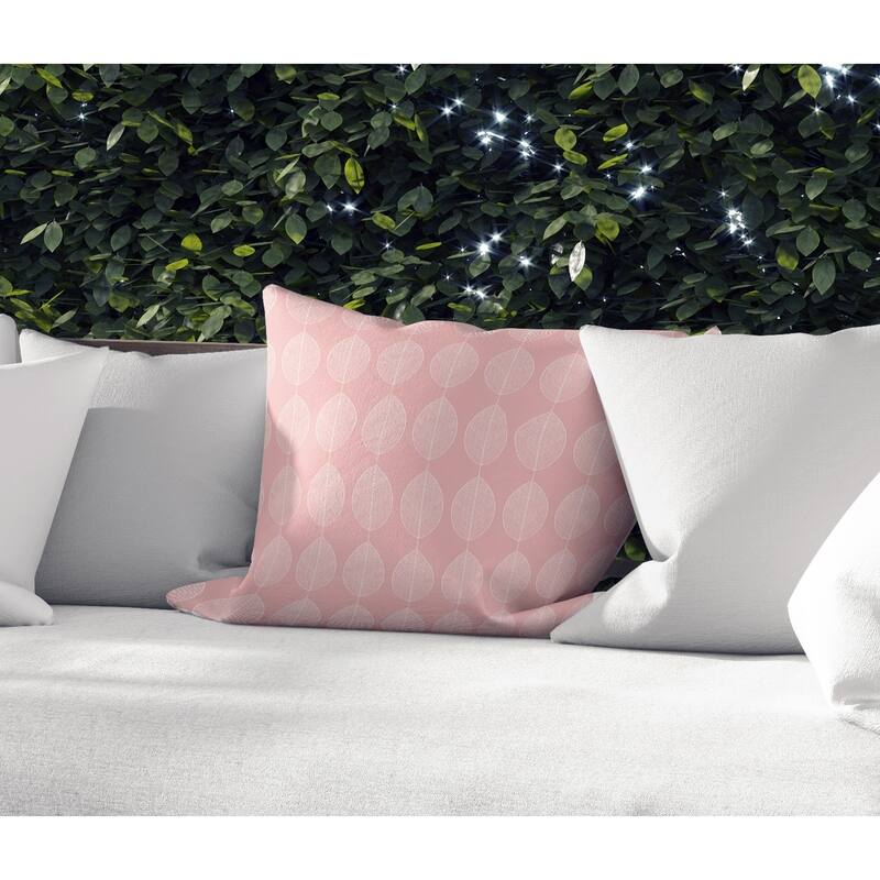 LEAF KEEF LIGHT PINK Accent Pillow By Kavka Designs Bed Bath & Beyond 28251160
