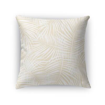 PALM PLAY OATMEAL Accent Pillow by Kavka Designs