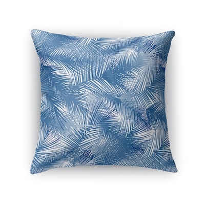 PALM CHEER BLUE Accent Pillow by Kavka Designs