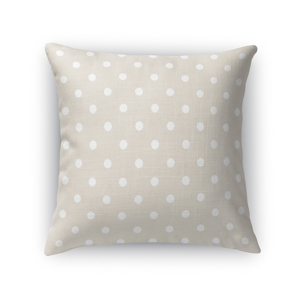 POLKA DOTS WHEAT Accent Pillow By Kavka Designs