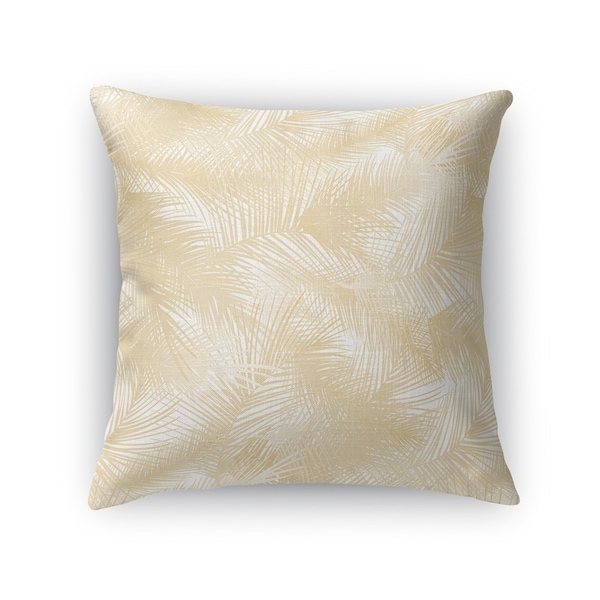 PALM CHEER OATMEAL Accent Pillow By Kavka Designs