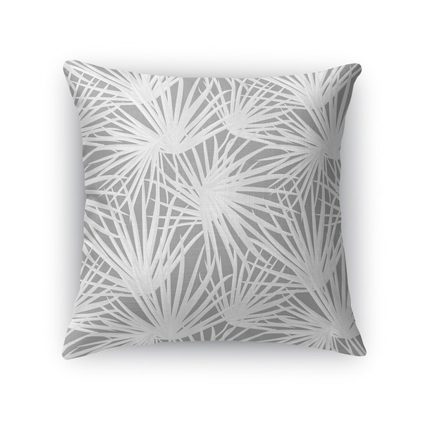 PALM BALM DARK GREY Accent Pillow By Kavka Designs