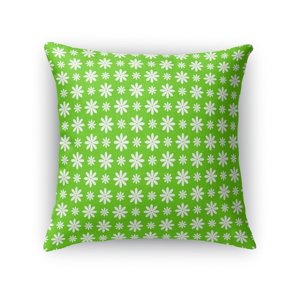 FLOWER SHOWER GREEN Accent Pillow By Kavka Designs