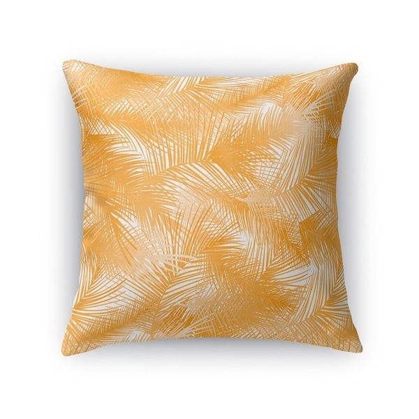 PALM CHEER ORANGE Accent Pillow By Kavka Designs