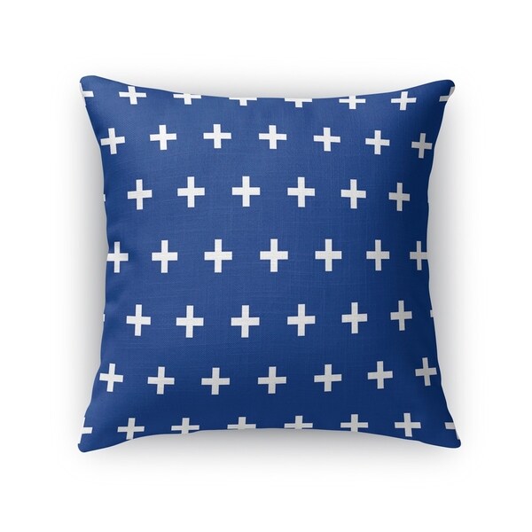 CRISS CROSS BLUE Accent Pillow By Kavka Designs