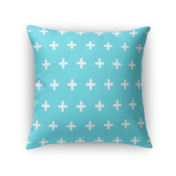 CRISS CROSS TEAL Accent Pillow By Kavka Designs