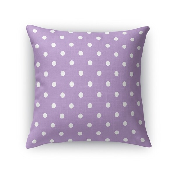 POLKA DOTS LAVENDER Accent Pillow By Kavka Designs