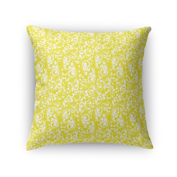 PLUMERIA YELLOW Accent Pillow By Kavka Designs