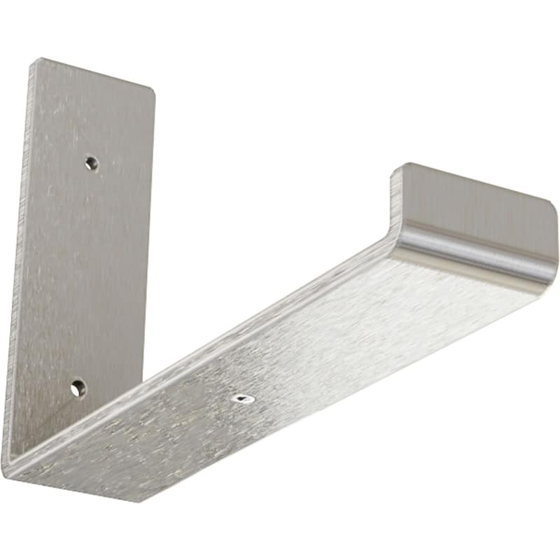 2"W x 10"D x 6 1/2"H Steel Hanging Shelf Bracket - Stainless Steel