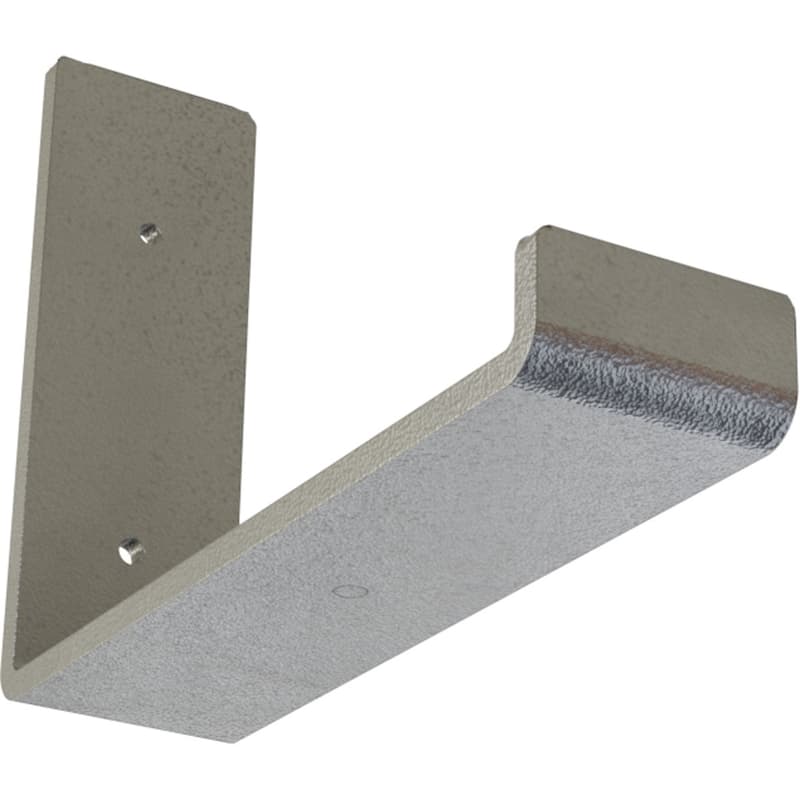 2"W x 8"D x 6"H Steel Hanging Shelf Bracket