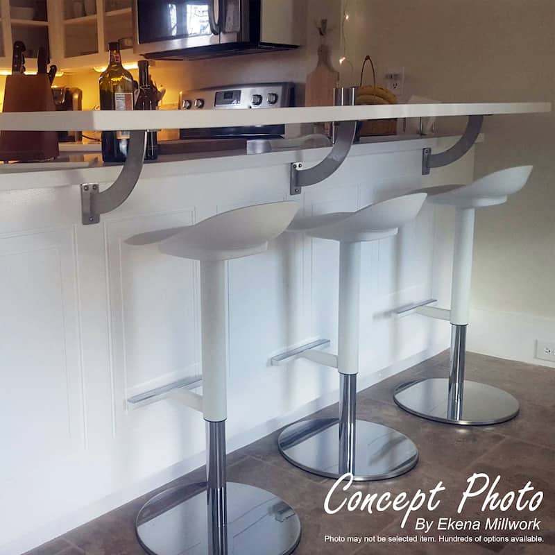 2"W x 8"D x 6"H Steel Hanging Shelf Bracket