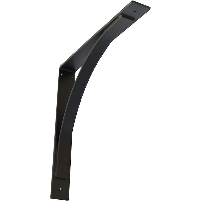 3"W x 22"D x 22"H Morris Steel Bracket - Powder Coated Black