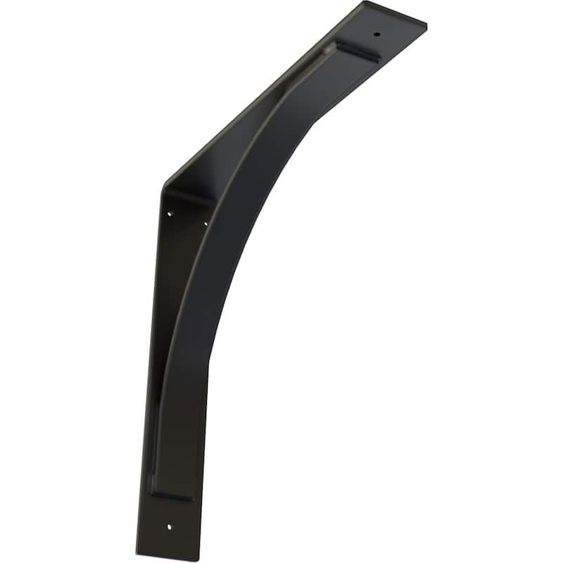 3"W x 18"D x 18"H Morris Steel Bracket - Powder Coated Black