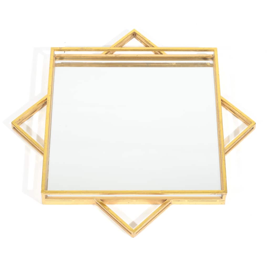 Parri Gold Metal Accent Mirror - 24 x 24