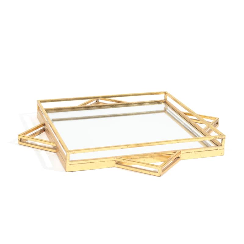 Parri Gold Metal Accent Mirror - 24 x 24
