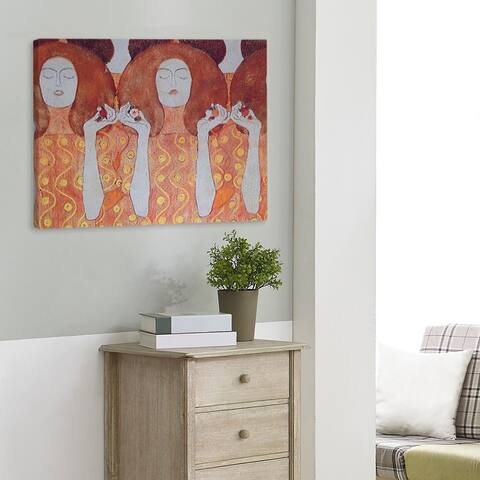 Gustav Klimt Angel Brides Gallery-Wrapped Canvas