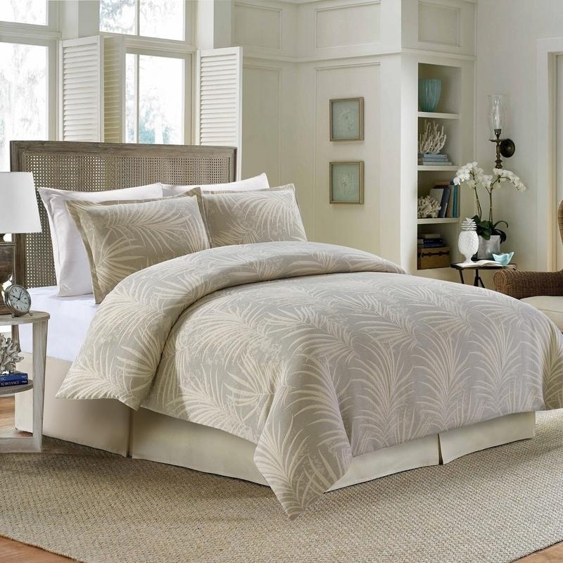 Shop Porch Den Arborpark Beige Tonal Ivory Leaf Patttern King