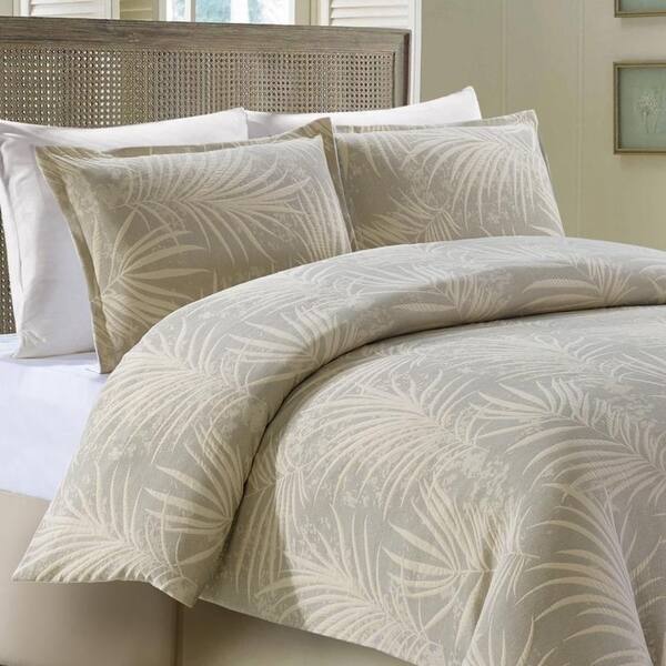 Shop Porch Den Arborpark Beige Tonal Ivory Leaf Patttern King