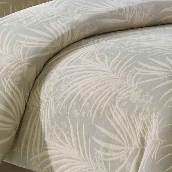 Shop Porch Den Arborpark Beige Tonal Ivory Leaf Patttern King
