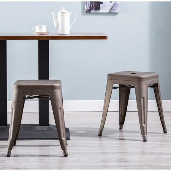 Carbon Loft D #39 artagnan 18 inch Backless Stool (Set of 4) Bed Bath