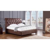 Buy Queen Size Brown Leather Beds Online At Overstock Our Best Bedroom Furniture Deals