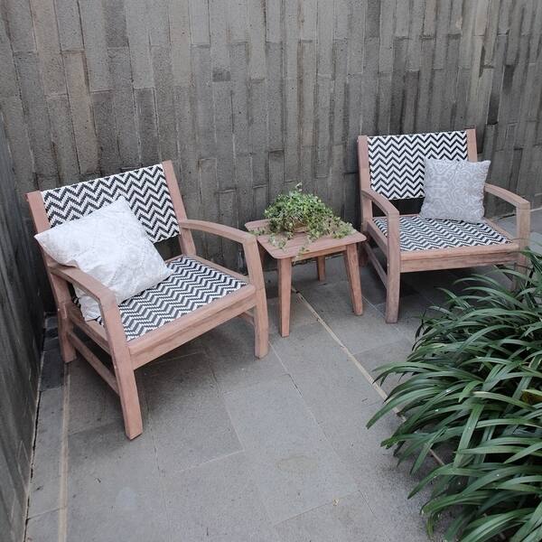 Shop Havenside Home Rohoboth 3 Piece Wicker Outdoor Chat Set Overstock 28255861