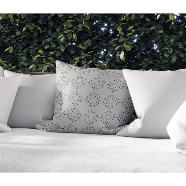 BRILLAR GREY Indoor|Outdoor Pillow By Kavka Designs