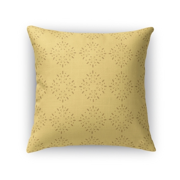 BRILLAR YELLOW Indoor|Outdoor Pillow By Kavka Designs
