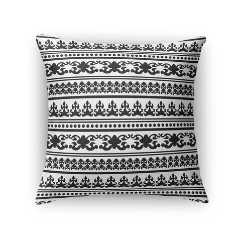 ANGKOR BLACK Indoor-Outdoor Pillow By Kavka Designs