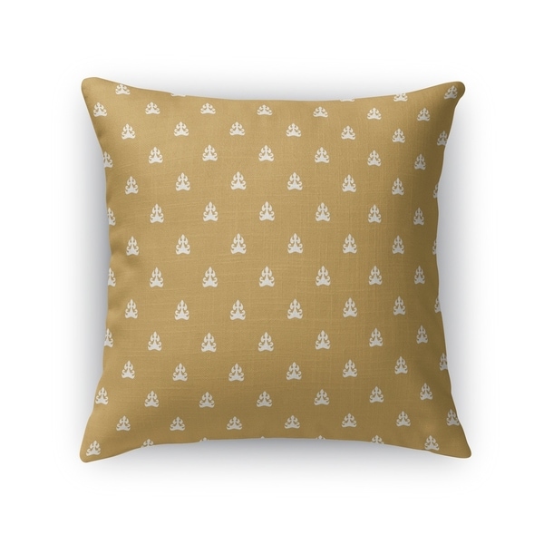 BOREY GOLD Indoor|Outdoor Pillow By Kavka Designs