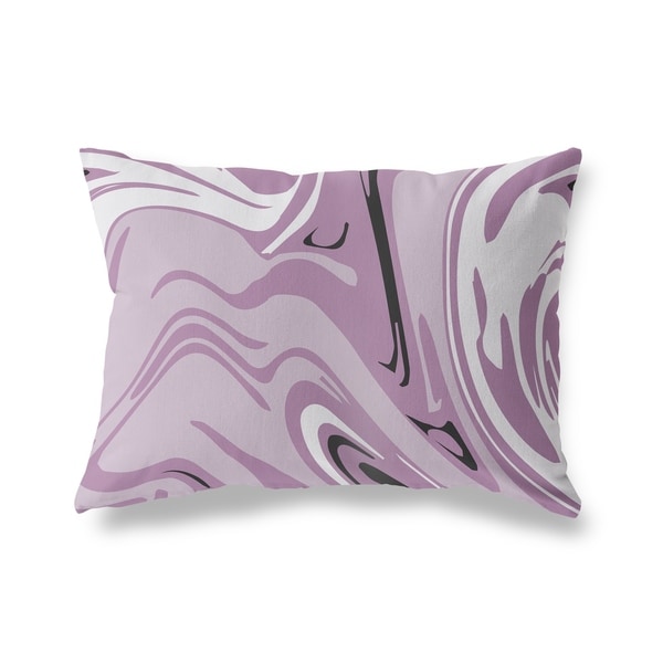 FABRIZIO PURPLE Lumbar Pillow By Kavka Designs