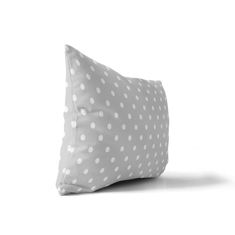 POLKA DOTS GREY Lumbar Pillow By Kava Designs - Bed Bath & Beyond ...