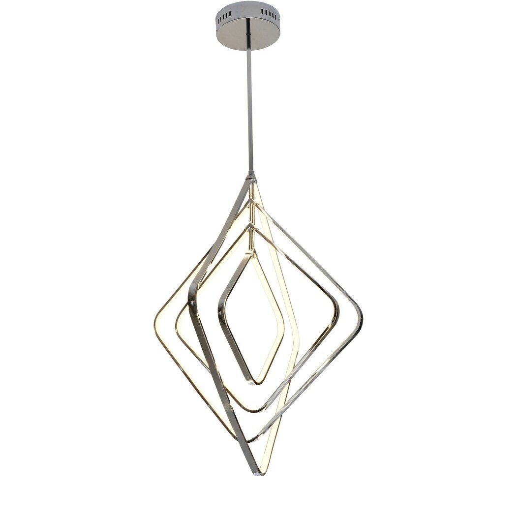 Single Spotlight Chrome Polished Metal with Acrylic Diffuser PERENZ 6182 