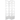 Handmade 7' White 3-Panel Double Cross Shoji Screen