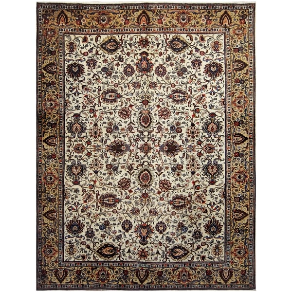 Handmade One-of-a-Kind Tabriz Wool Rug (Iran) - 9'4 x 12'4