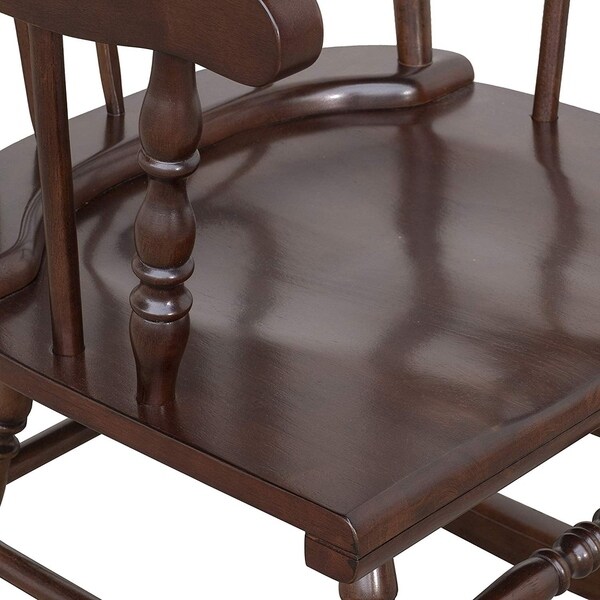 espresso rocking chair nursery