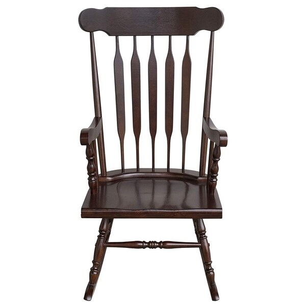 espresso rocking chair nursery