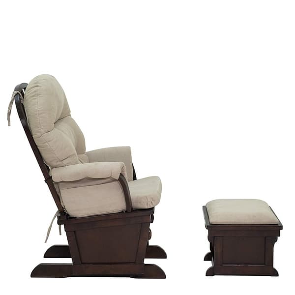Homcom Nursery Glider Recliner Rocking Chair With Homcom Nursery Glider Recliner Rocking Chair With