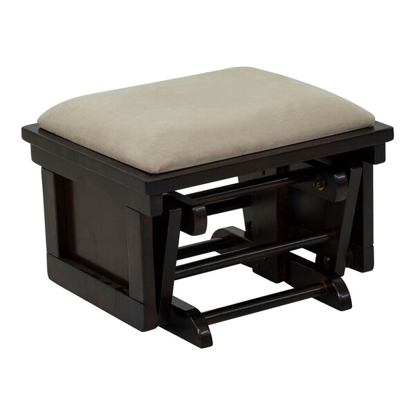 nursery rocking chair and footstool