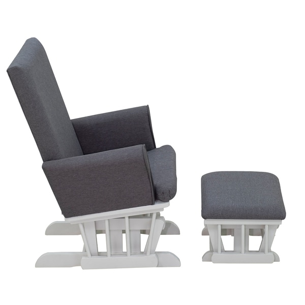 linen glider chair