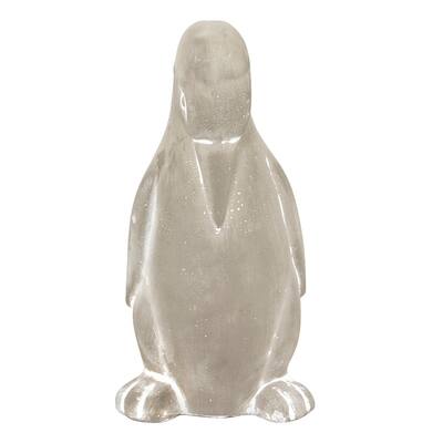 Stone Penguin Sculpture