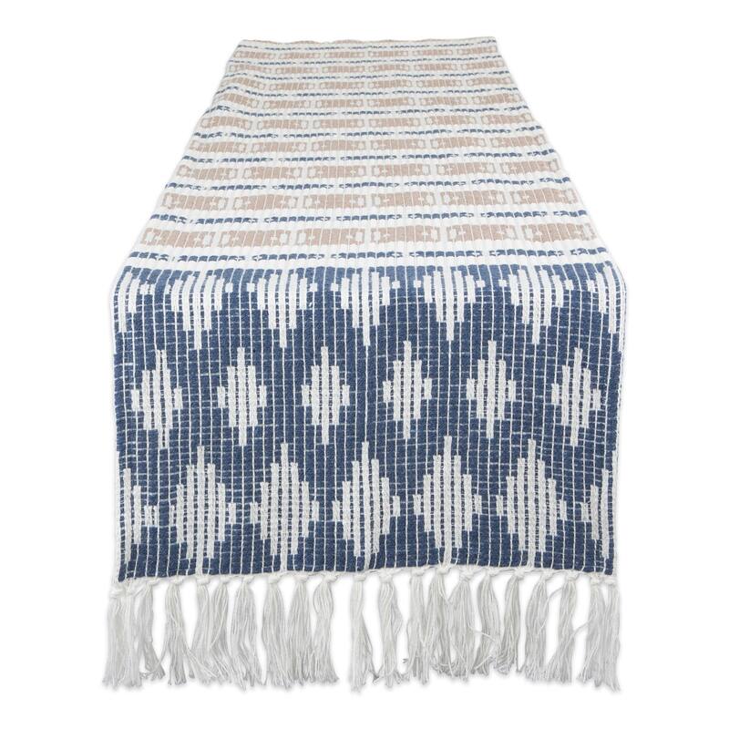 DII Braided Table Runner - 15x72 - Blue - Southwestern