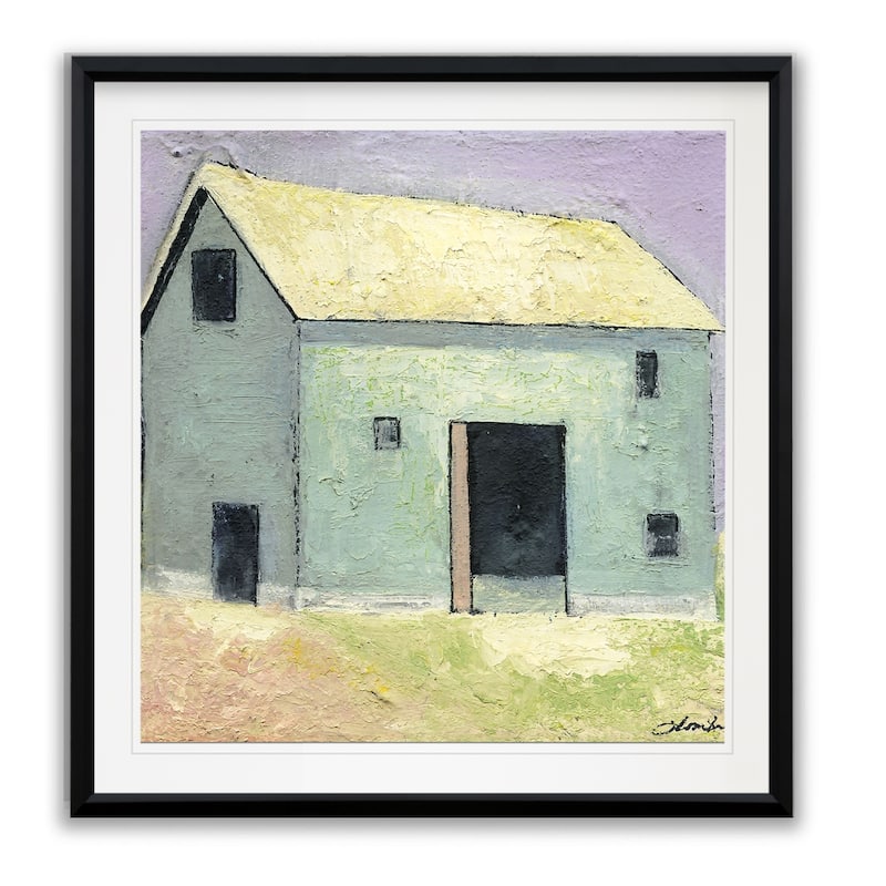 Barn I -Framed Giclee Print - 16X16