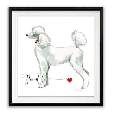 Must Love Poodles -Framed Giclee Print