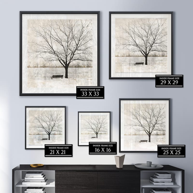 Lonely Tree -Framed Giclee Print